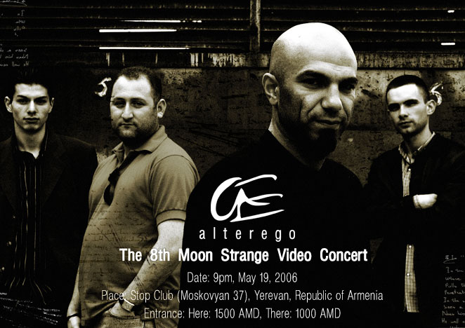 © Aram Shahinyan - AlterEgo. The 8th Moon Strange Video Concert. A3 Poster.