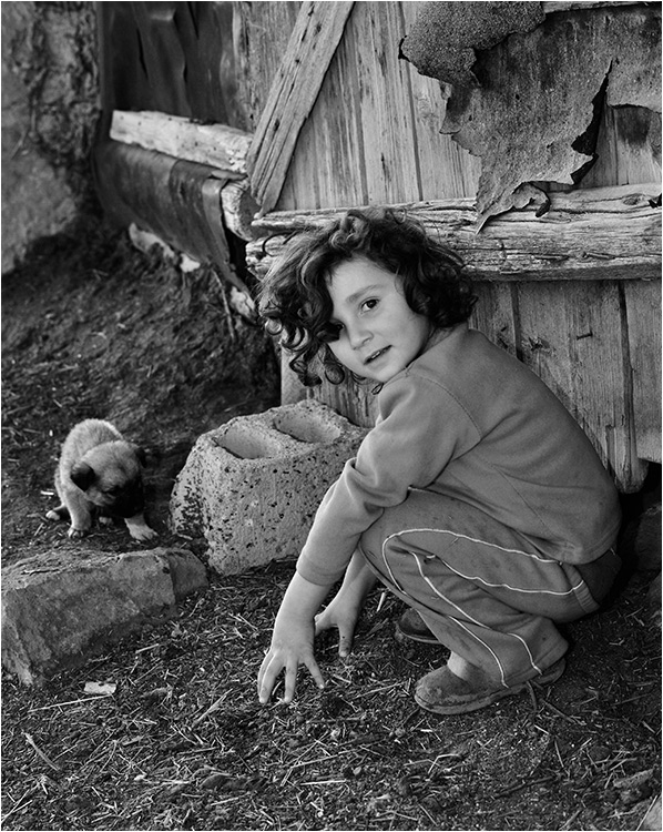 © Senekerimyan Hayk - Девочка со щенком