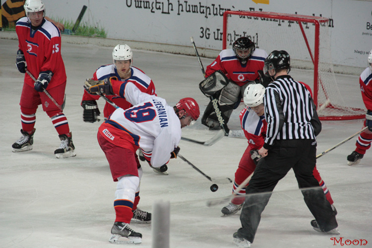 © Lusin Paravyan - Armenia - North Korea Hockey game