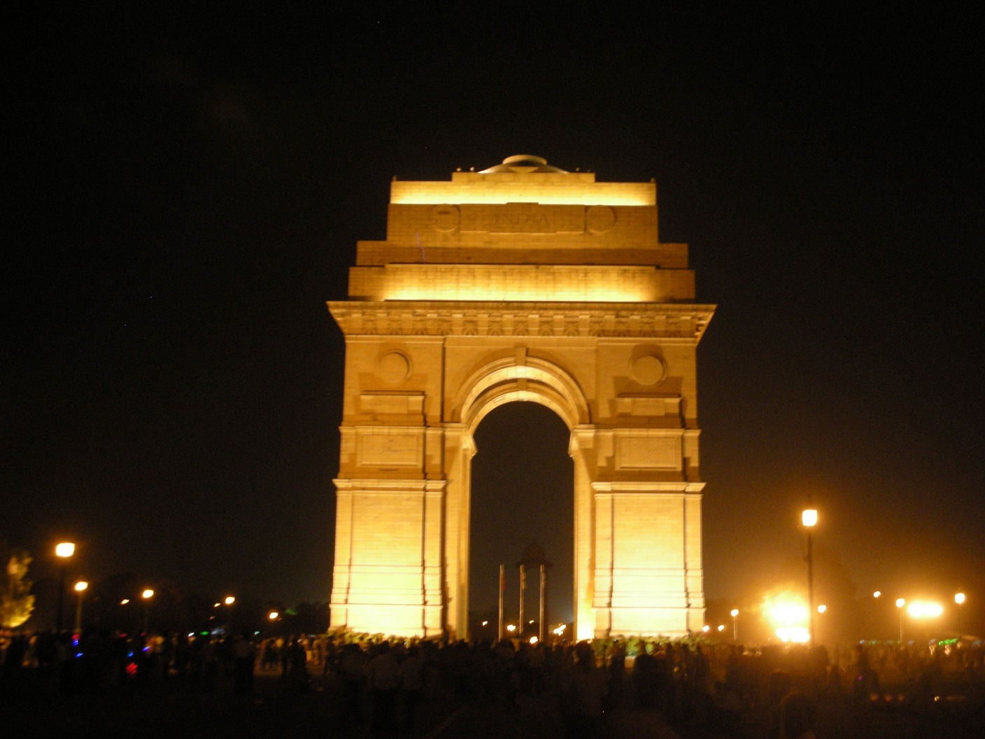 © Santosh Kumar - India Gate in Evening lighting