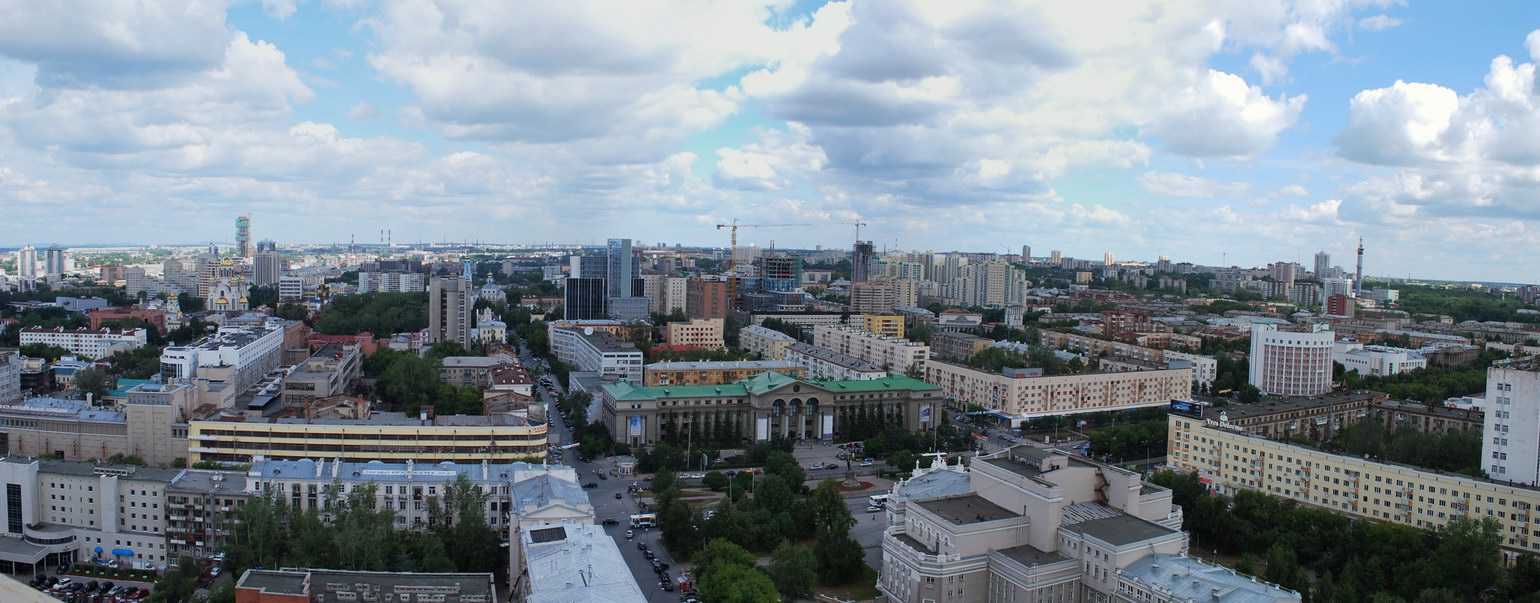 © NICHOLAS MAYBUR Jr. - Панорамы Екатеринбурга с Антея