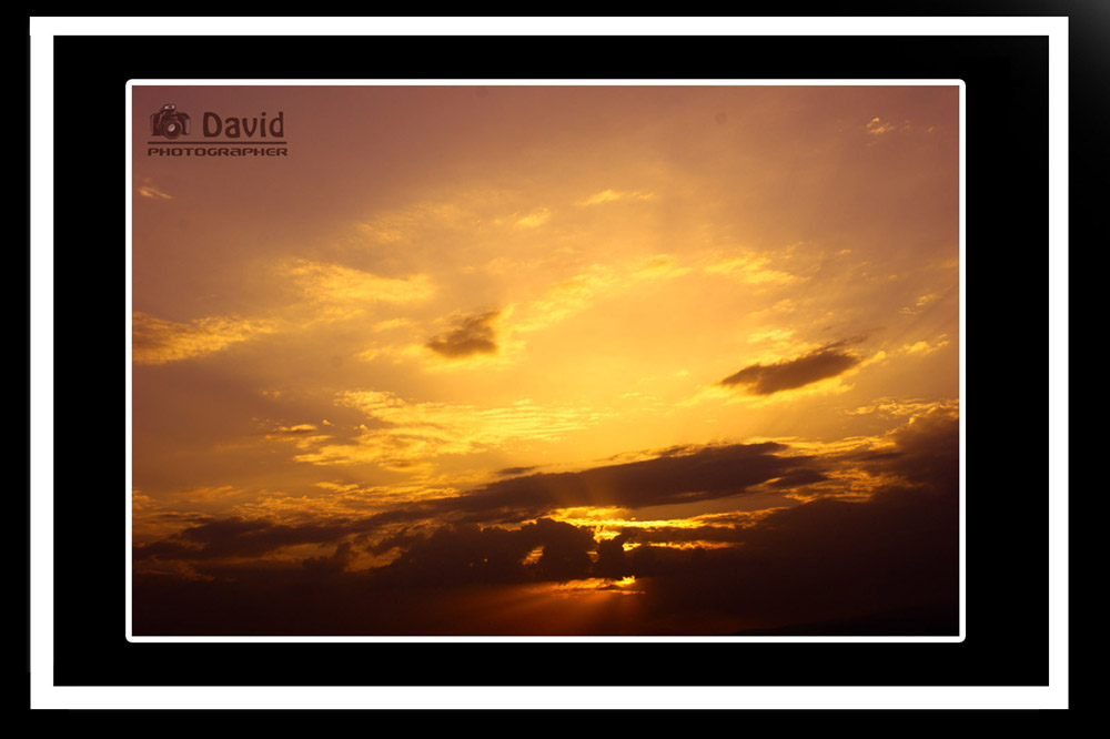 © David Petrosyan - sunset in gyumri