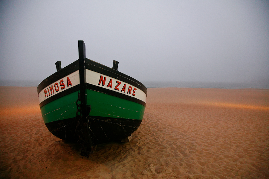 © Sergey Navetnyy - Nazare fog