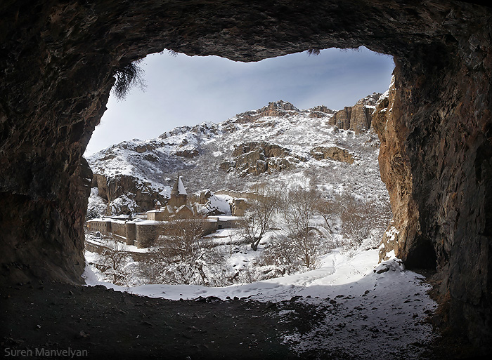 © Suren Manvelyan - Frame for Geghard monastery