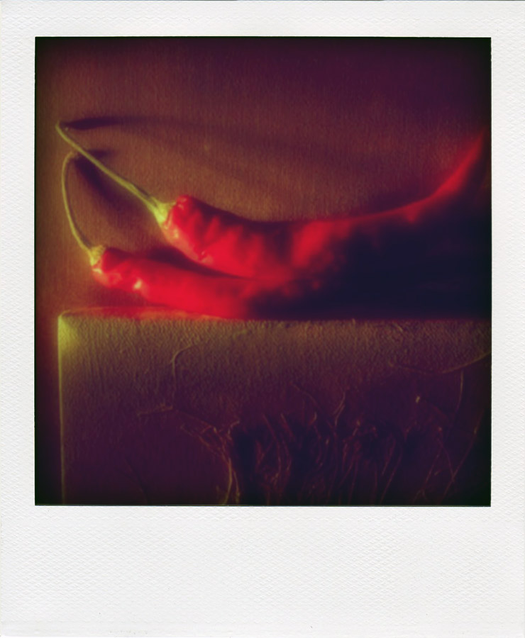 © Jean-Francois Dupuis - Red peppers polaroid