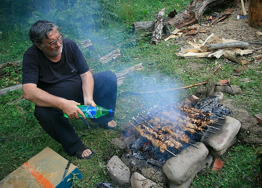 © alexej pavelchak - Self-portrait with barbecue