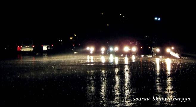 © Saurav Bhattacharyya - a rainful night
