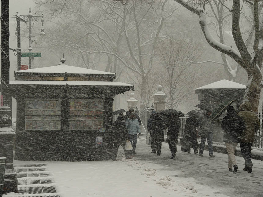 © Aleksey Myagkov - Зима на Бродвее -*- Broadway, winter time