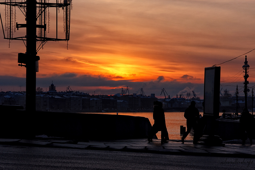 © Kurt Falkenstein - закат над городом