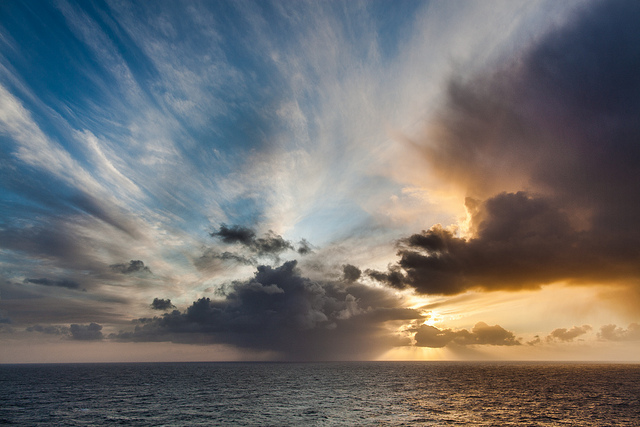 © Tore Heggelund - North sea sunset
