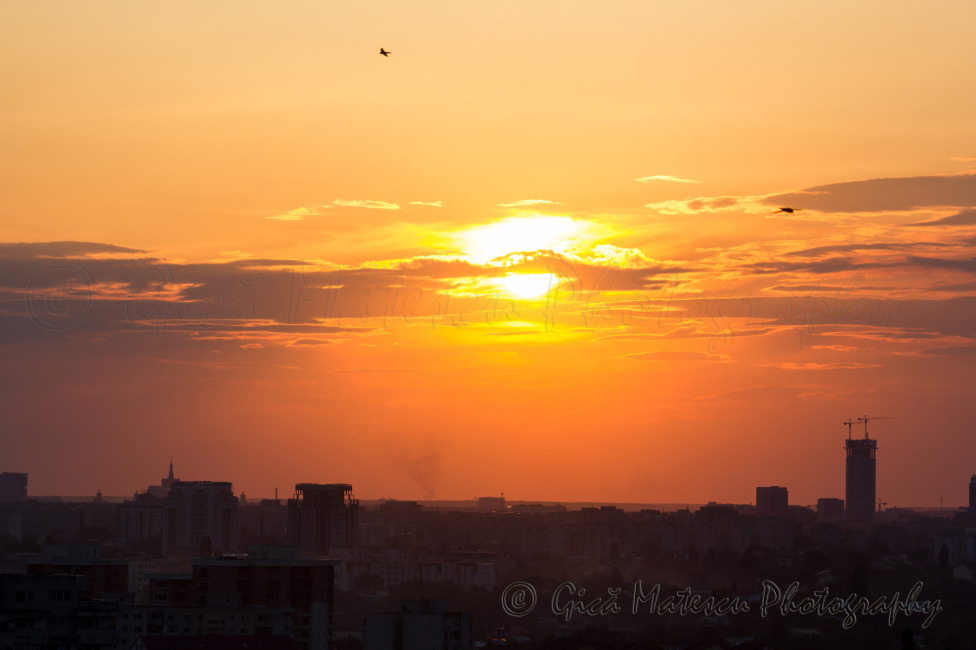 © Gheorghe Matescu - Sunset over city