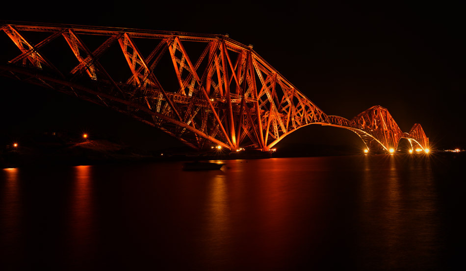 © Svein Wiiger Olsen - Firth of Forth Railway Bridge by Night