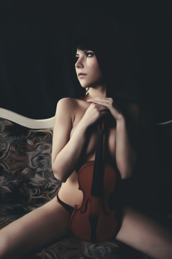 © Alexandr Kryazhev - girl with a violin