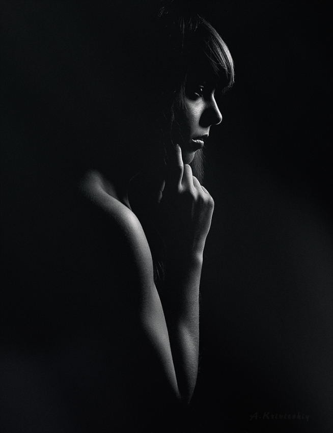 © Alexander Krivitskiy - Черно белый портрет. Black and white portrait.